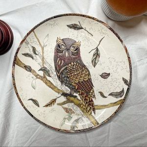 Williams Sonoma Owl Collection Dinner Plate